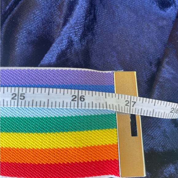 Vintage Style Rainbow Stretch Belt 🌈 - Picture 3 of 3